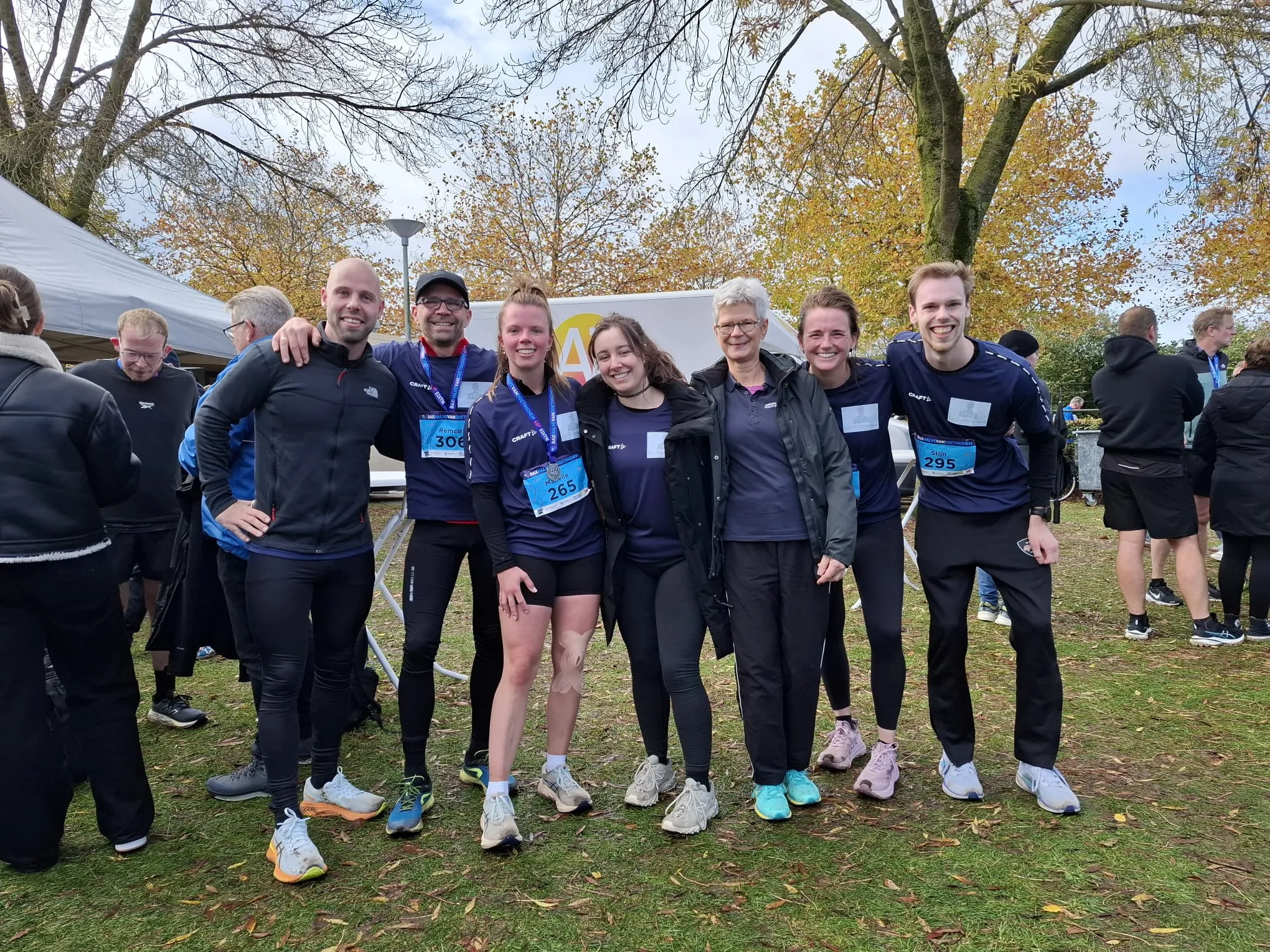 De medewerkers van Janssen van Dijke hebben een marathon gelopen in Doetinchem