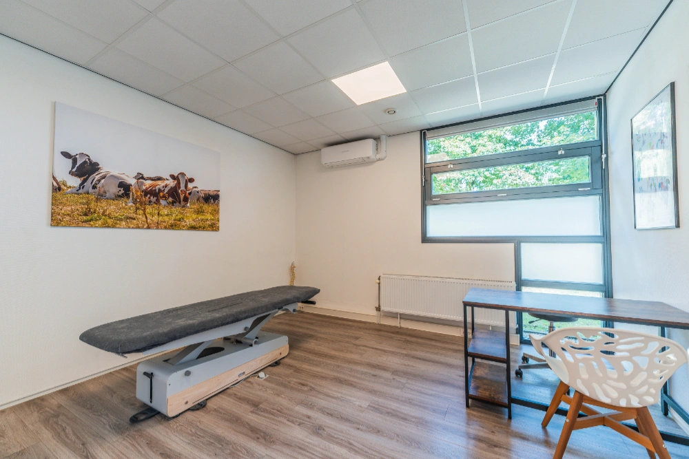 Behandelkamer van fysiopraktijk Janssen van Dijke in Hengelo Gld